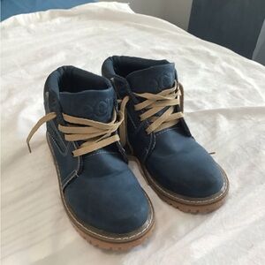 Jeep Blue Leather Lace Up Boots